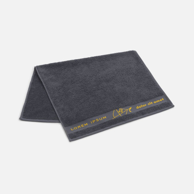 Полотенце на заказ Surpass с логотипом в бордюре, среднее