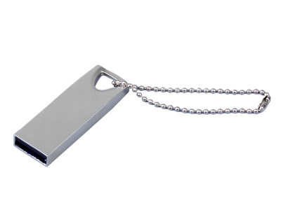 USB 2.0-флешка на 128 Гб с мини чипом и отверстием для цепочки