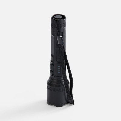 Фонарь аккумуляторный с фокусировкой луча FarSee, черный