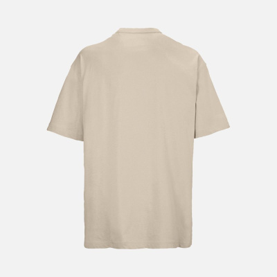 Футболка оверсайз мужская Boxy Men, бежевая (льняная), размер S