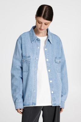 Куртка джинсовая O3, голубая, размер XL/XXL