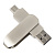 USB flash-карта CIRCLE OTG Type-C (8Гб), серебристая, 6,5х1,5х0,82 см, металл