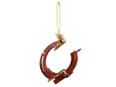 Елочная игрушка Подкова Елочная игрушка Подкова