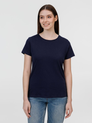 Футболка женская E150 темно-синяя, размер XXL