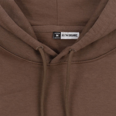 Толстовка с капюшоном унисекс BNC Inspire (Organic), серый меланж, размер L