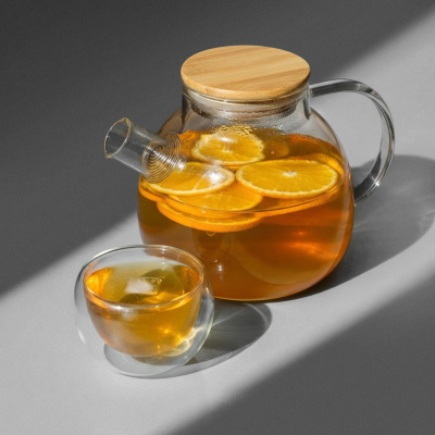 Заварочный чайник с бамбуковой крышкой Sencha