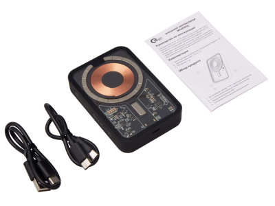 Беспроводной магнитный внешний аккумулятор с QC\PD MagnifIQ, 10000 мАч, 15 Вт