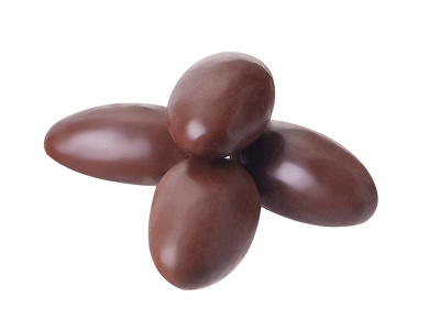 Миндаль в молочной шоколадной глазури Glazura, 140 гр