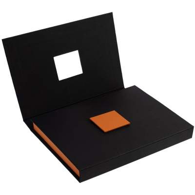 Коробка под набор Plus, черная с оранжевым