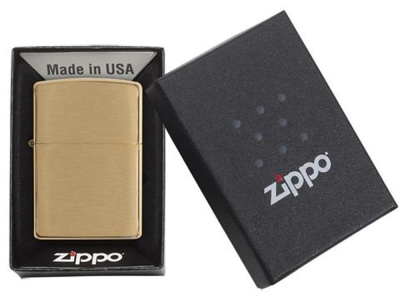 Зажигалка ZIPPO с покрытием Brushed Brass