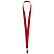 Лента для бейджа Neckband, красная
