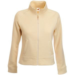 Толстовка "Lady-Fit Sweat Jacket", цвет слоновой кости_S, 75% х/б, 25% п/э, 280 г/м2