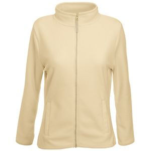 Толстовка "Lady-Fit Micro Jacket", бежевый_XS, 100% п/э, 250 г/м2