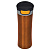 Термокружка дорожная  вакуумная DISCOVER; 450 мл;  оранжевый,  пластик, металл; лазерная гравировка