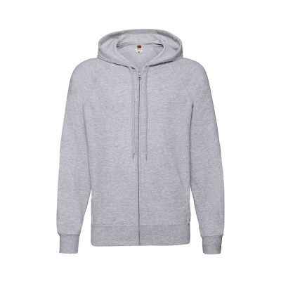 Толстовка без начеса "Lightweight Hooded Sweat",  серый, M, 80% х/б 20% полиэстер, 240 г/м2