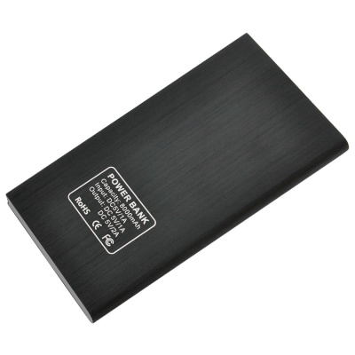Универсальный аккумулятор "Energy" (8000 mAh), черное, 15,3х7,6х0,9см, металл, шт