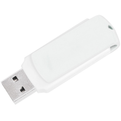 USB flash-карта "Easy" (8Гб),белая, 5,7х1,9х1см,пластик
