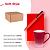 Набор подарочный SOFT-STYLE: бизнес-блокнот, ручка, кружка, коробка, стружка, красный