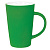 Кружка "Tioman" с прорезиненным покрытием, зеленый, 320 мл, фарфор