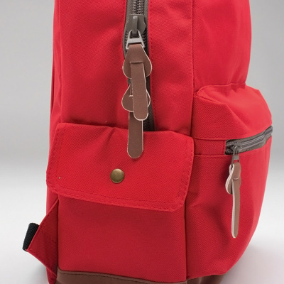 Рюкзак "PULSE", красный/серый, полиэстер  600D, 42х30х13 см, V16 литров