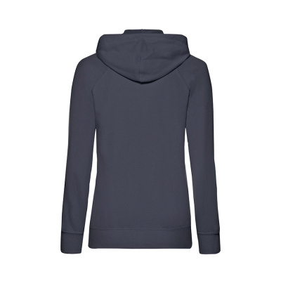 Толстовка без начеса "Ladies Lightweight Hooded Sweat", темно-синий, L, 80% х/б 20% полиэстер, 240 г