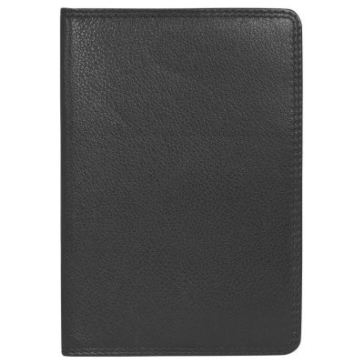 Бумажник водителя  "Модена",  черный, 10*14 см,  кожа, подарочная упаковка