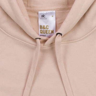 Толстовка с капюшоном женская Queen, дымчато-серая, размер XXL