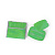 Набор термосумка и ланч-бокс PARLIK, зеленый, 26 x 22 x 18 cm, полиэстер 210D