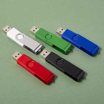 USB flash-карта "Dot" (16Гб), белый, 5,8х2х1,1см,пластик металл