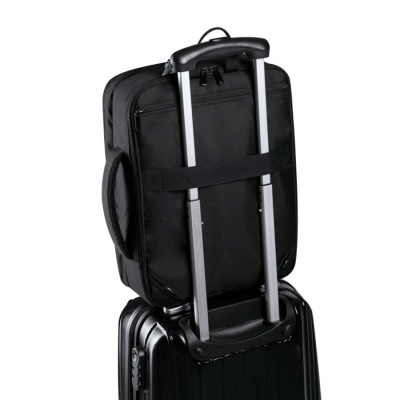Рюкзак "Hurkon", черный, 41x32x12,5 см, 100% полиэстер 300D