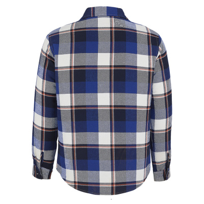Куртка рубашка мужская NOAH, синий, XL/2XL(2),100%хлопок,180 г/м2;подкл. и утеплитель:100%полиэстер
