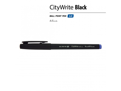 Ручка пластиковая шариковая CityWrite Black