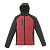 Куртка мужская "TIBET",красный/чёрный, S, 100% нейлон, 200  г/м2