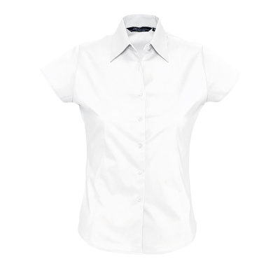 Рубашка женская "Excess", белый_XS, 97% х/б, 3% п/э, 140г/м2