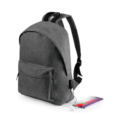 Рюкзак "Noren", серый, 38x28x12 см, 100% полиэстер 600D