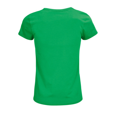 Футболка женская "CRUSADER WOMEN", ярко-зеленый, 2XL, 100% органический хлопок, 150 г/м2