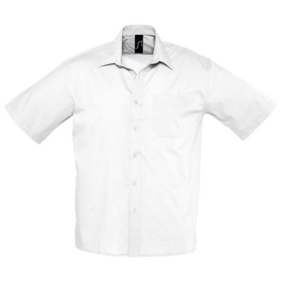 Рубашка "Bristol", белый_L, 65% полиэстер, 35% хлопок, 95г/м2