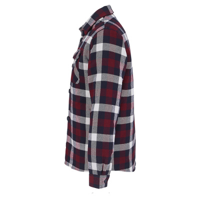 Куртка рубашка мужская NOAH, бордо,XL/2XL(2),100%хлопок,180 г/м2;подкл. и утеплитель:100%полиэстер