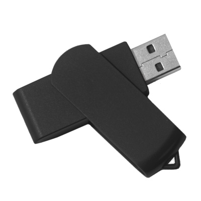 USB flash-карта SWING (8Гб), черный, 6,0х1,8х1,1 см, пластик