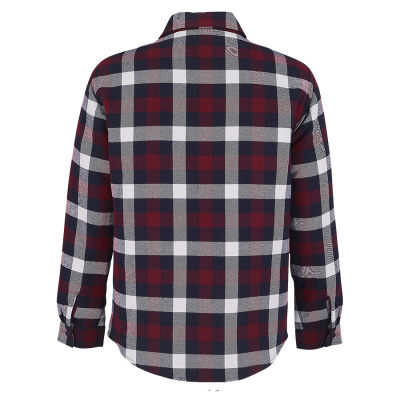Куртка рубашка мужская NOAH, бордо,XL/2XL(2),100%хлопок,180 г/м2;подкл. и утеплитель:100%полиэстер