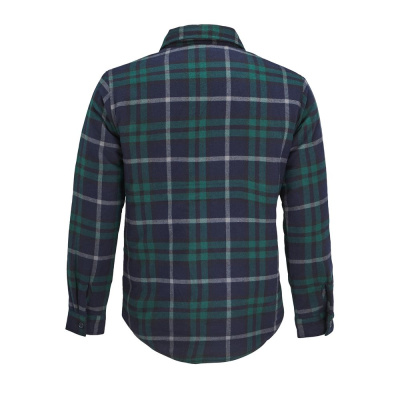 Куртка-рубашка оверсайз унисекс Noah, темно-зеленая, размер XL/XXL