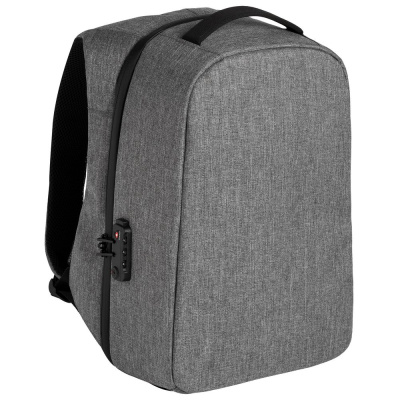 Рюкзак с потайным карманом inGreed, серый