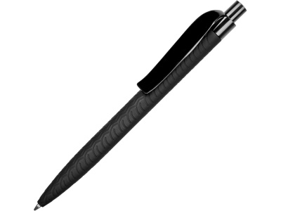 Ручка пластиковая шариковая Prodir QS 03 PRP с рисунком протектор шины софт-тач PRP