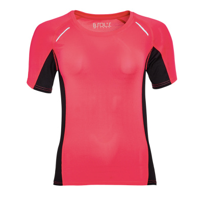 Футболка для бега "Sydney women", розовый_XXL, 92% х/б, 8% эластан, 180 г/м2
