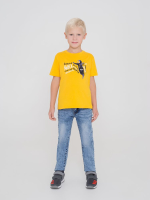 Футболка детская «Гидонисты», желтая, на рост 106-116 см (6 лет)