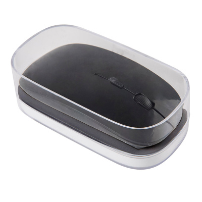 Мышь компьютерная беспроводная MICKEY в коробке, черный, 12х6,5х3,7см, пластик