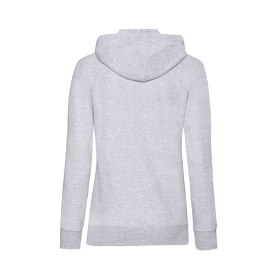 Толстовка без начеса "Ladies Lightweight Hooded Sweat", серый, L, 80% х/б 20% полиэстер, 240 г/м2